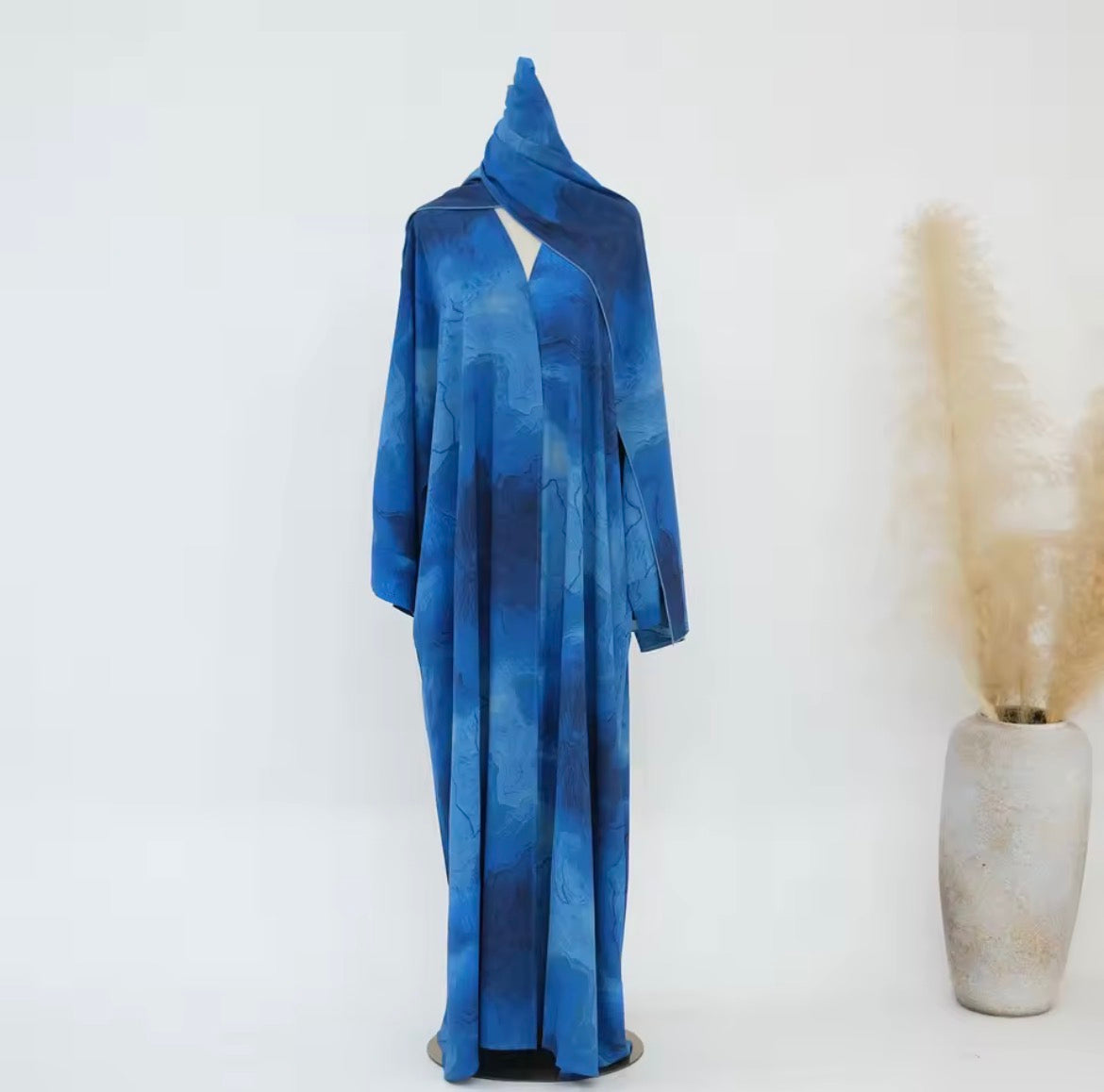 Leila Marble Abaya Hijab Set